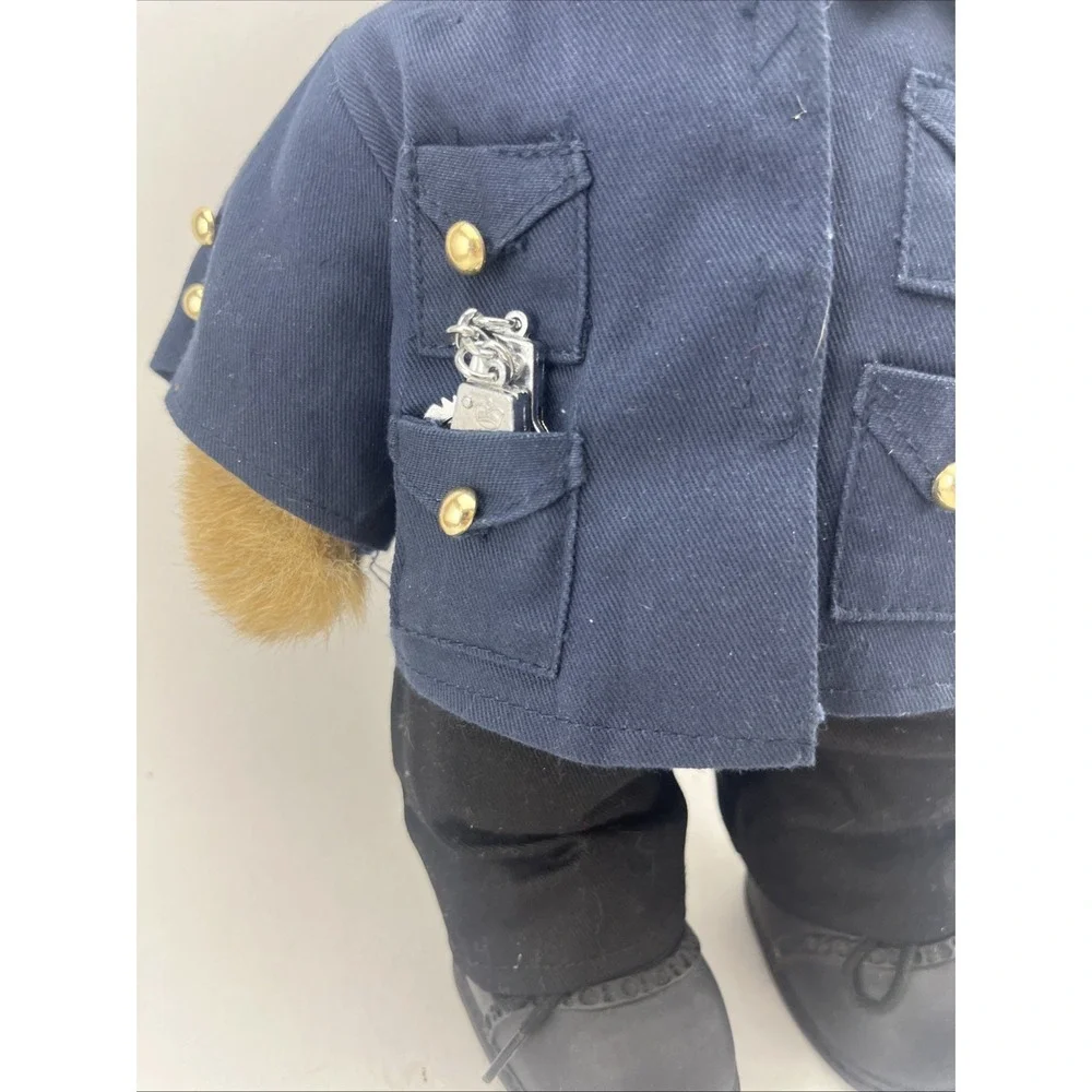 Treasured Teddies Police Officer Teddy Bear Plush Collectible 14